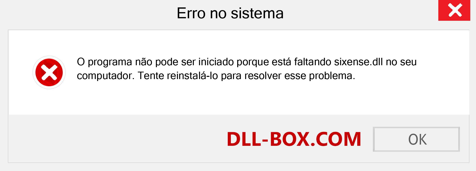 Arquivo sixense.dll ausente ?. Download para Windows 7, 8, 10 - Correção de erro ausente sixense dll no Windows, fotos, imagens